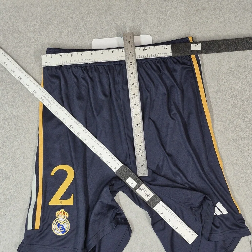 Real Madrid Boy Activewear Shorts 2XL Navy Adidas 2 Athletic Team 2020 Away